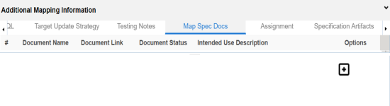Adding Mapping Specification Documents