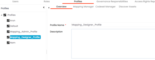 Updating Profiles Designer
