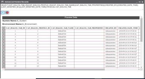 Advance Data Previewed