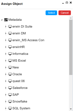 Assign Object Metadata Environment Workflow