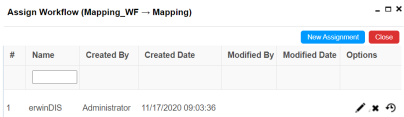 Assign Workflow Page