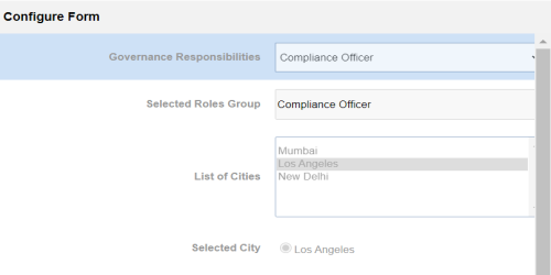 Configured Options