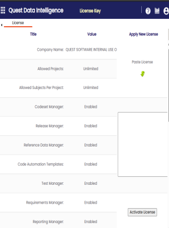 Configuring License