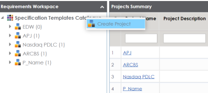 Creating Project Requirements