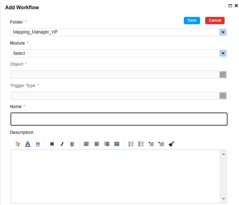 Creating Workflow