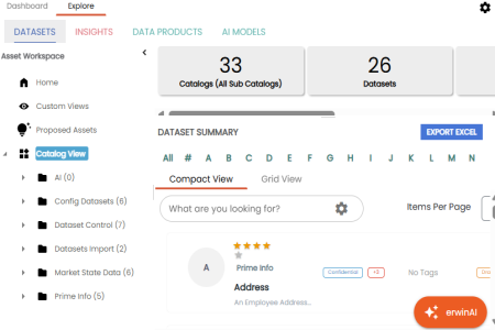 Data Marketplace First Page