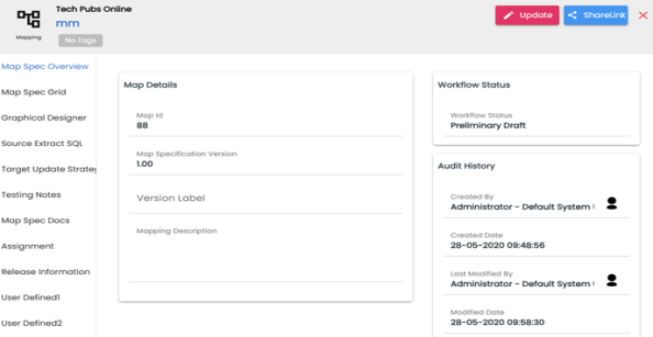 Discover Assets Impact Mapping View&update