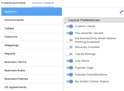 Discover Assets Settings Layoutconfig