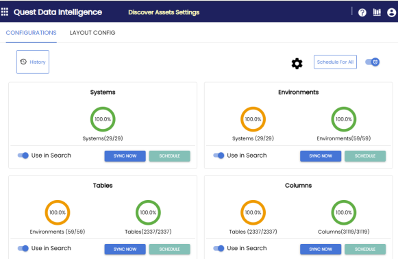 Discover Assets Settings