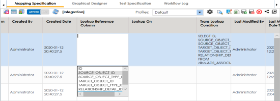 Look Up Reference Column