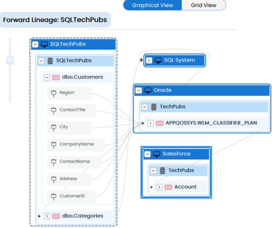 Mapping Fwd Lineage Table