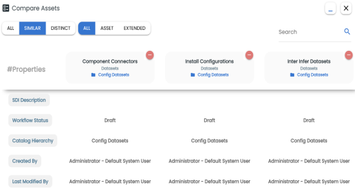 Marketplace Compare Assets Similar Filter