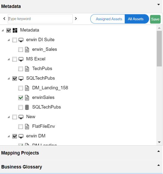 Metadata Allassets