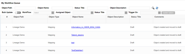 My Workflow Queue
