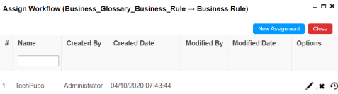 New Assignment Business Rule