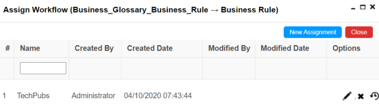New Assignment Business Rule