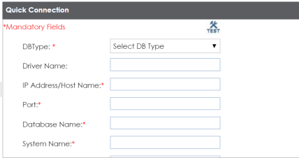 Quick Connection Pane