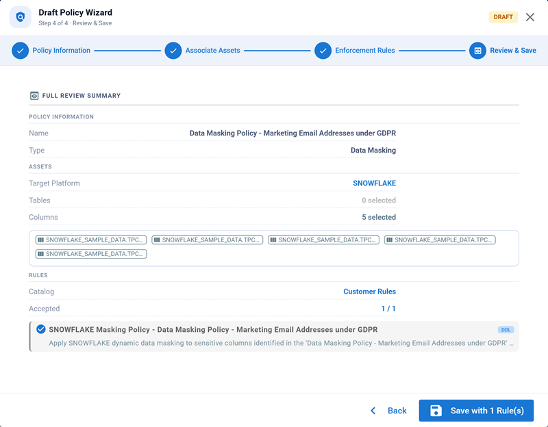 Review & Save