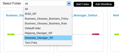 Select Folder Metadata Workflow