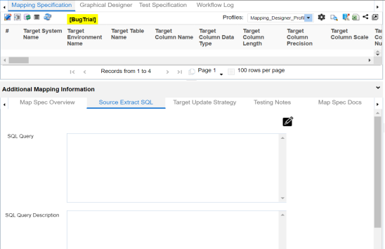 Source Extract Sql