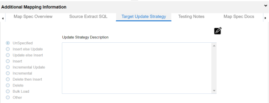 Target Update Strategy Addmapinfo