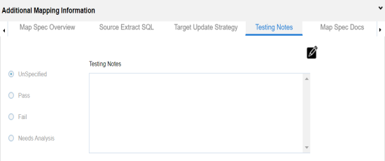Testing Notes Addmapinfo
