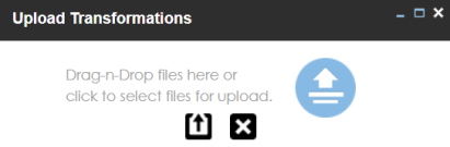 Upload Transformations Page