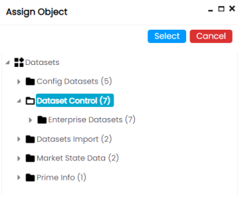 Workflow Assign Object Datasets