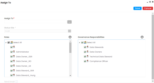 Workflow Assign to Datasets