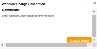 Workflow Change Description