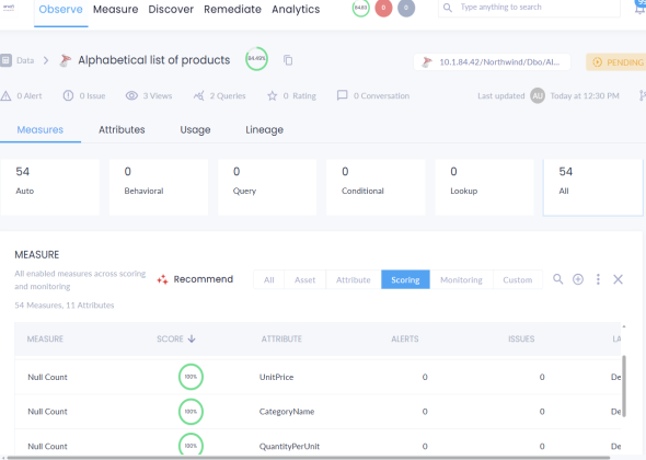 Dqlabs Measures Section