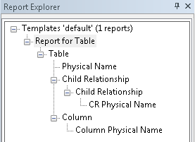 Illustrating the report nodes for PDF Page Break option