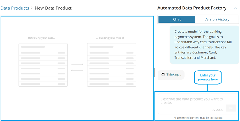 Automated Data Product Factory Workspace