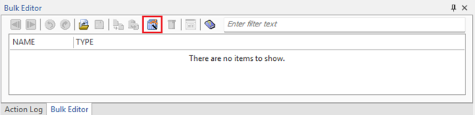 Bulk Editor Window