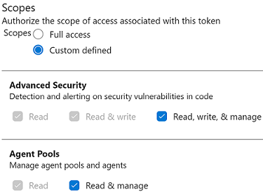 Azuredevops Scope